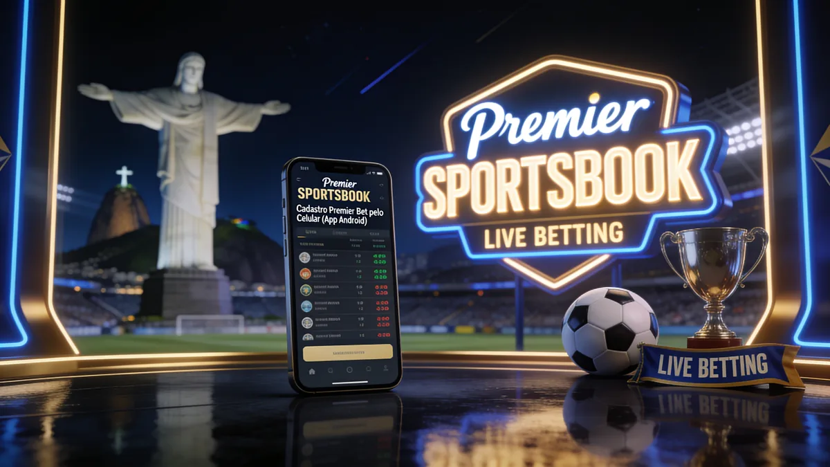Cadastro Premier Bet pelo Celular (App Android) para jogadores no Brasil